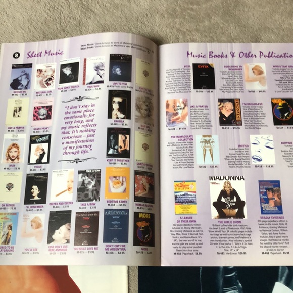 Boy Toy by Mail - Madonna Fan Club Merchandise Catalogs - Bundle of 3 - Picture 7 of 11